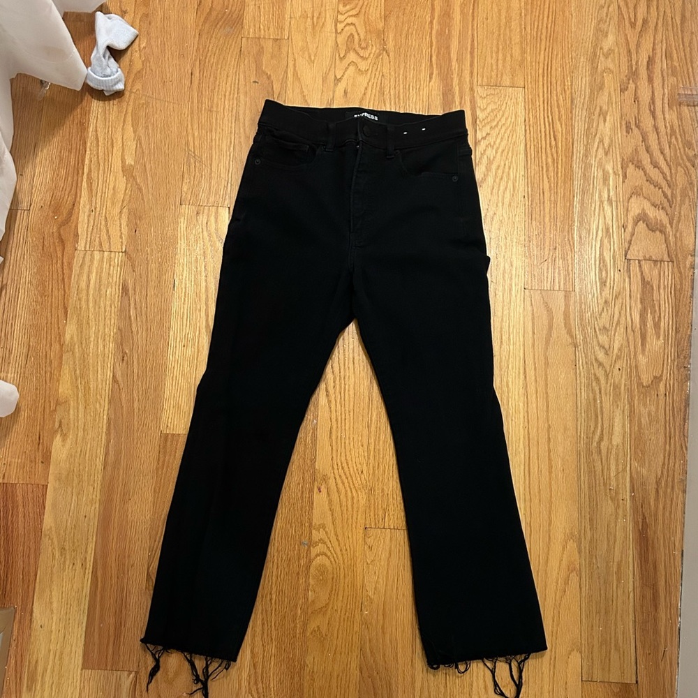 Express Crop Flare Jeans 8